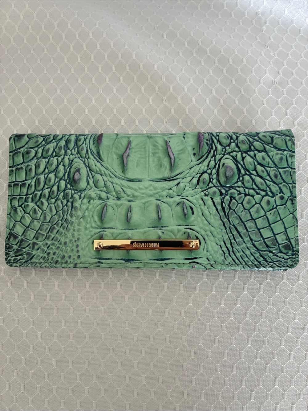 Brahmin Ady Waterfall Seafo Ombré Wallet Like New!
